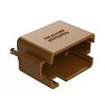 Durable DIP Connector with brown color metal shell and various terminal configurations designed for secure packaging and shipping