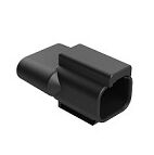 Thermoplastic DIP Connector available in multiple terminal types designed for operating temperatures minus 55 to plus 125 degrees Celsius