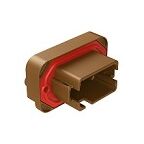 Thermoplastic shell DIP Connector offering multiple terminal options designed for operation between minus 55 and plus 125 degrees Celsius