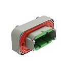 Thermoplastic shell DIP Connector with multiple terminal types designed to provide connections in temperature extremes