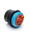 Thermoplastic DIP Connector featuring multiple terminal types designed for operating temperature range minus 55 to plus 125 degrees Celsius