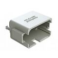 Durable DIP Connector offering terminal diversity and metal shell protection for operation between minus 55 and plus 125 degrees Celsius