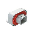 Thermoplastic shell DIP Connector with multiple terminal configurations engineered for operation from minus 55 to plus 125 degrees Celsius