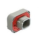 Thermoplastic shell DIP Connector with multiple terminal options engineered for in electronic systems requiring temperature tolerance