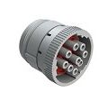 Black thermoplastic DIP Connector offering multiple terminal types engineered for stable and performance across wide temperature ranges