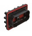 Black Thermoplastic DIP Connector with Multiple Terminal Types Designed for Operation in Extreme Temperature Environments