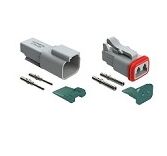 High reliability DIP Connector featuring thermoplastic housing and a selection of terminal types designed for in wide temperature ranges