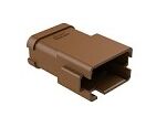 DIP Connector Featuring Brown Polyamide Housing and Multiple Terminal Options Suitable for Wide Temperature Applications